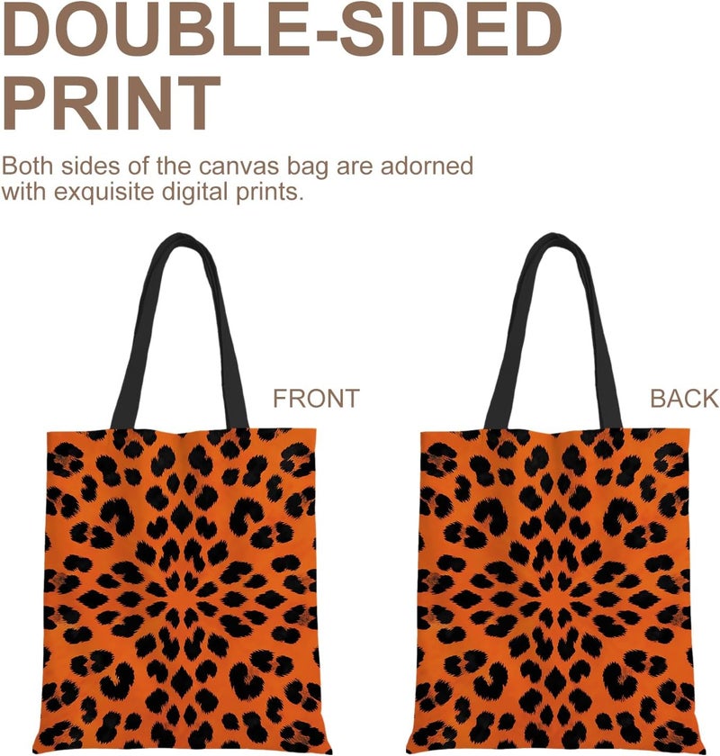 ANNA QUEEN Cat Tote Bag Shoulder Bag Handle Bag for Gym Yoga Picnic Beach Kitchen Reusable - Image 2